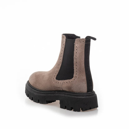 COPENHAGEN KIDS AGNES GIRL FUR SUEDE Boots 0057 TAUPE