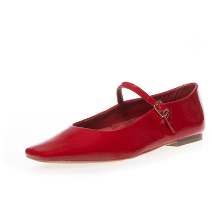 COPENHAGEN SHOES ALL FOR LOVE-PATENT Ballet flats 0016 RED