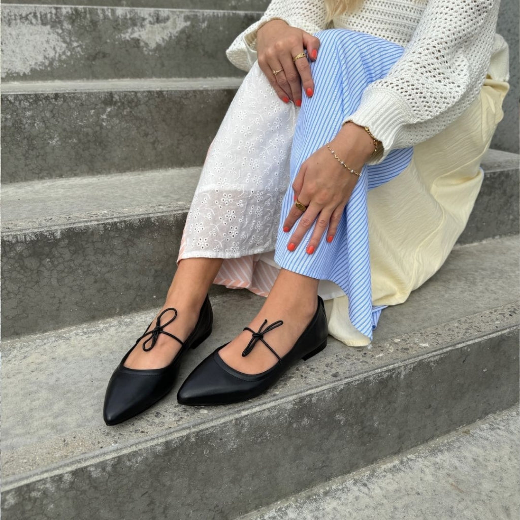 COPENHAGEN SHOES A BEAUTY BLK Ballet flats 001 Black