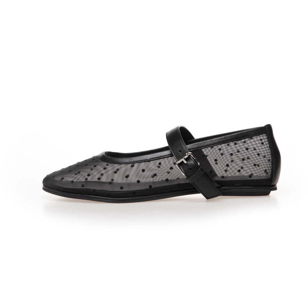 COPENHAGEN SHOES BALLERINA NET DOTS Ballet flats 0001 BLACK