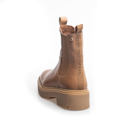 COPENHAGEN SHOES CHELSEA Boots 0138 CAMEL