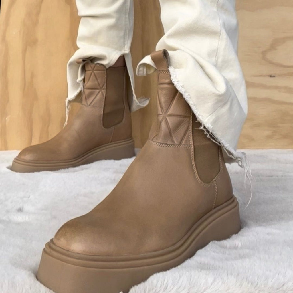 COPENHAGEN SHOES CHELSEA Boots 0138 CAMEL