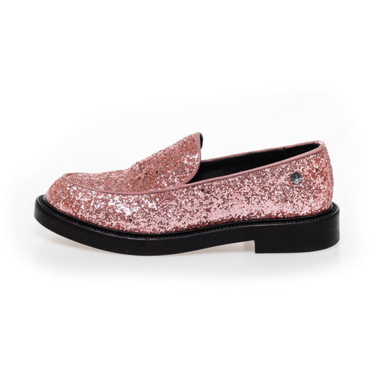 COPENHAGEN SHOES CPHS LOAFER Loafers 2306 ROSA GLITTER