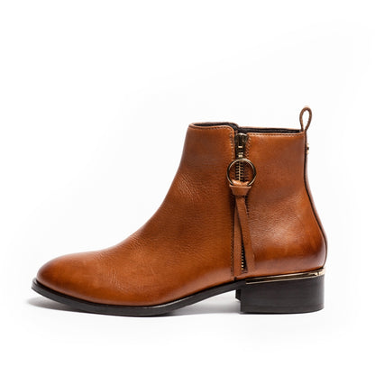 COPENHAGEN SHOES FEVER Leather 20 Boots 112 Cognac