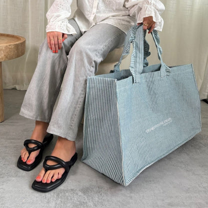 STORIES FROM THE ATELIER by COPENHAGENSHOES FOLLOW YOUR DREAMS BAG 0700 BLUE/WHITE