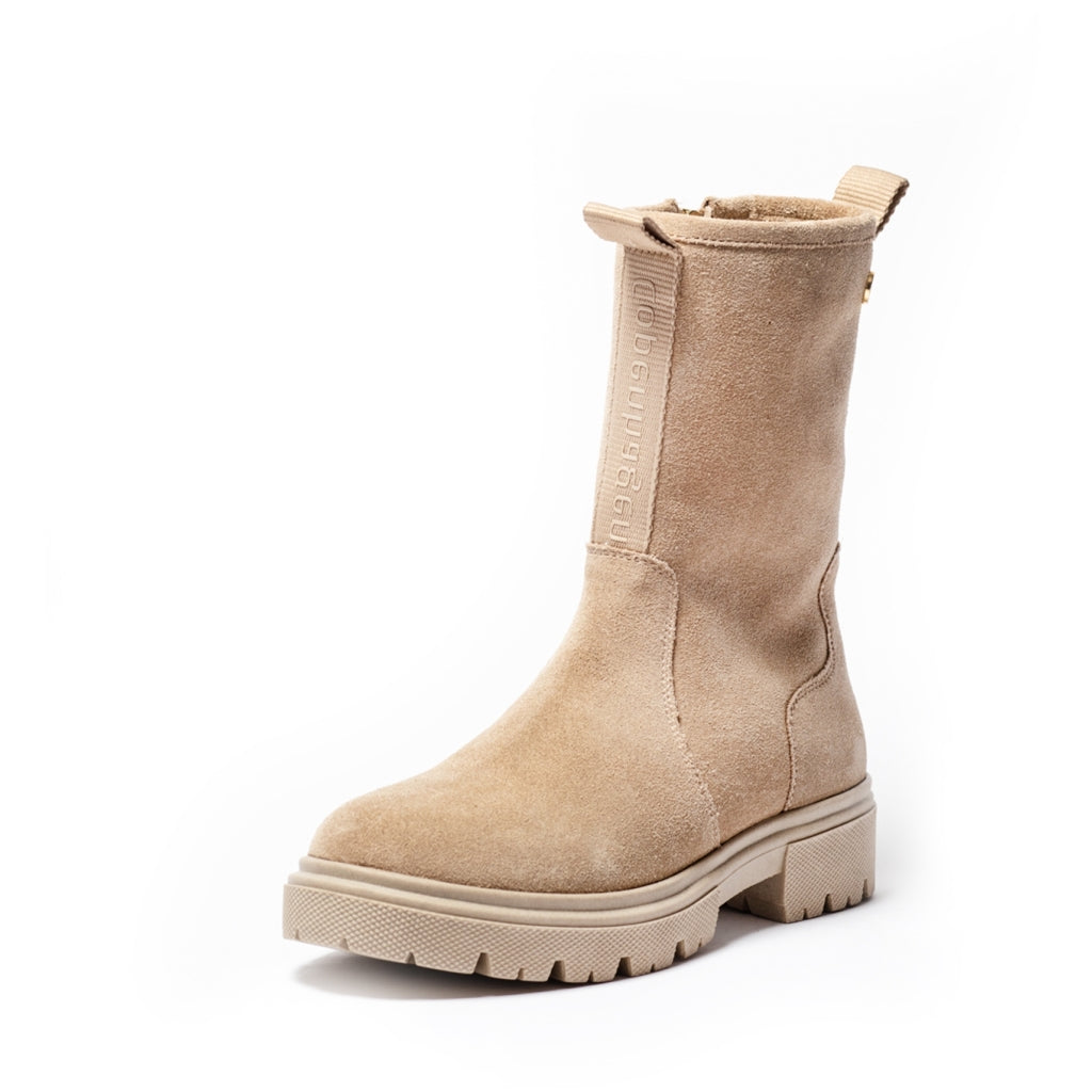 COPENHAGEN KIDS FOREST FOR GLAM GIRL SUEDE FUR (WR) Boots 0002 BEIGE