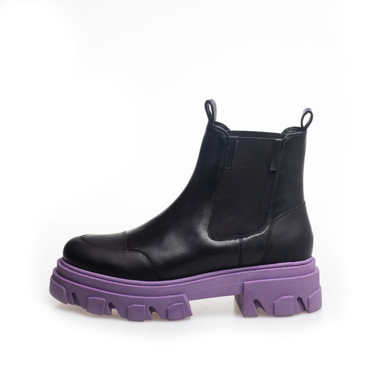 COPENHAGEN SHOES FOREVER FREEDOM Boots 0129 BLACK PURPLE