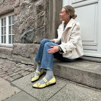 COPENHAGEN SHOES FUTURE VIBES PATENT Ballet flats 0087 YELLOW