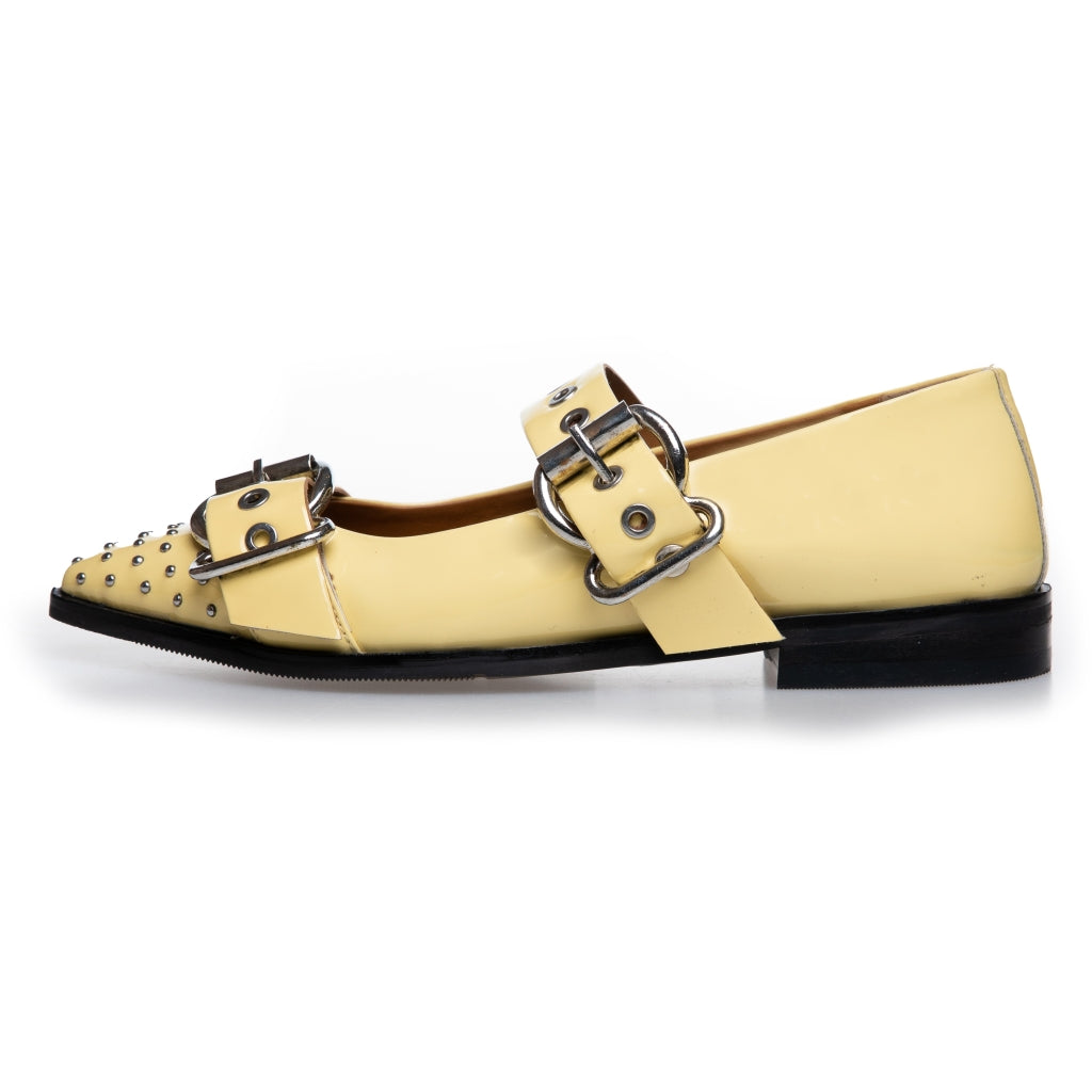 COPENHAGEN SHOES FUTURE VIBES PATENT Ballet flats 0087 YELLOW