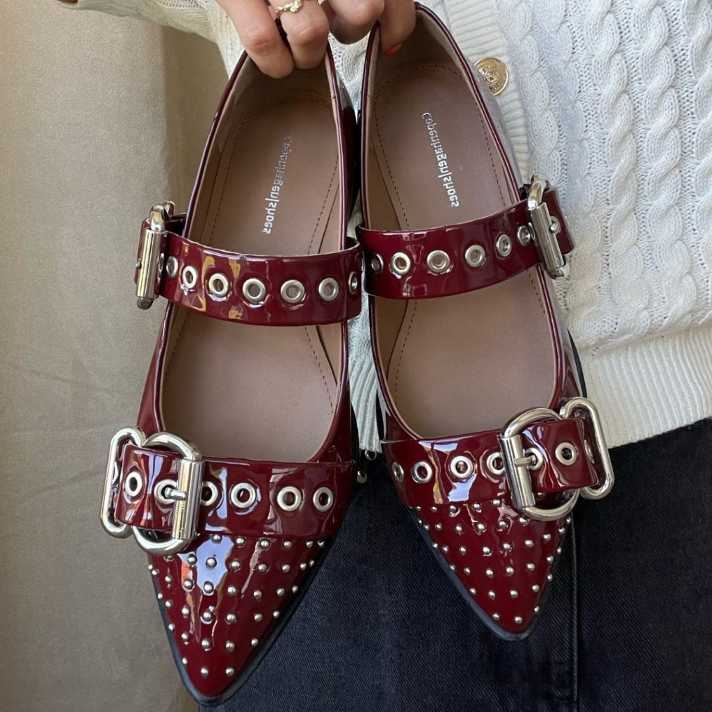 COPENHAGEN SHOES FUTURE VIBES PATENT Ballet flats 229 Bordo