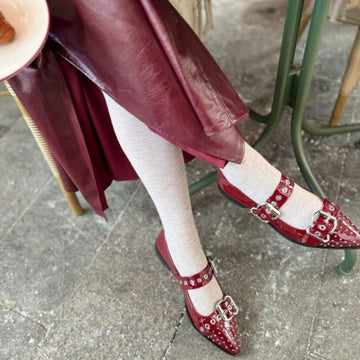 COPENHAGEN SHOES FUTURE VIBES PATENT Ballet flats 229 Bordo