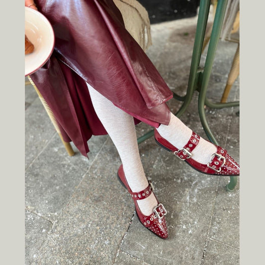 COPENHAGEN SHOES FUTURE VIBES PATENT Ballet flats 229 Bordo