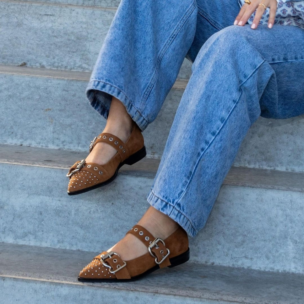 COPENHAGEN SHOES FUTURE VIBES SUEDE Ballet flats 632 TAN