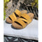 COPENHAGEN SHOES GENE Nubuk Wedge sandals 191 Yellow