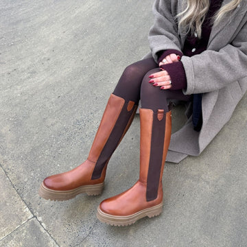 COPENHAGEN SHOES GOING HIGH 22 COPENHAGEN Long boot 112 Cognac