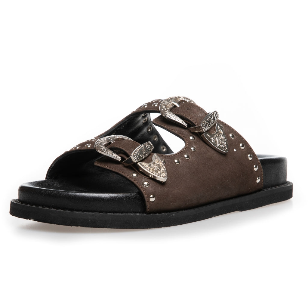 COPENHAGEN SHOES HOLD ON Slippers 004 Dark brown