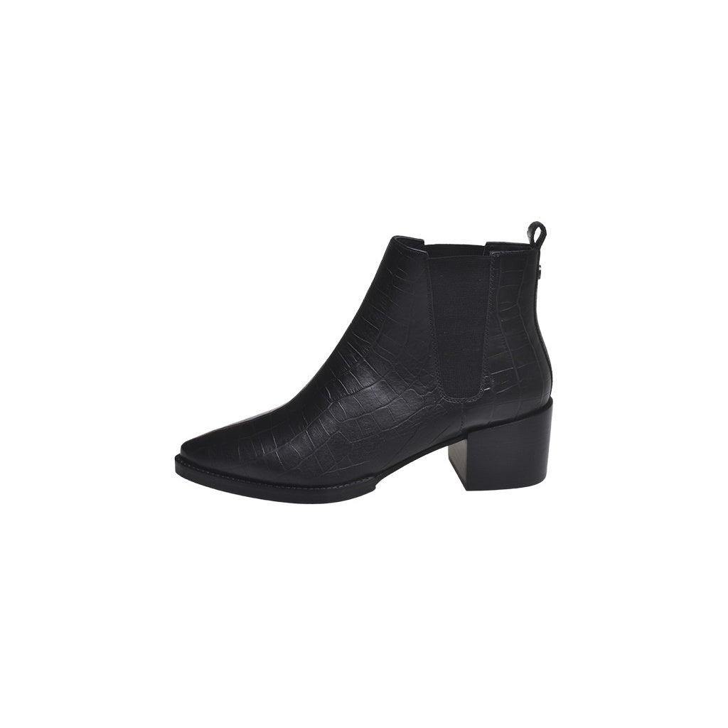 COPENHAGEN SHOES HOLY CROCCO Boots 103 Black croco