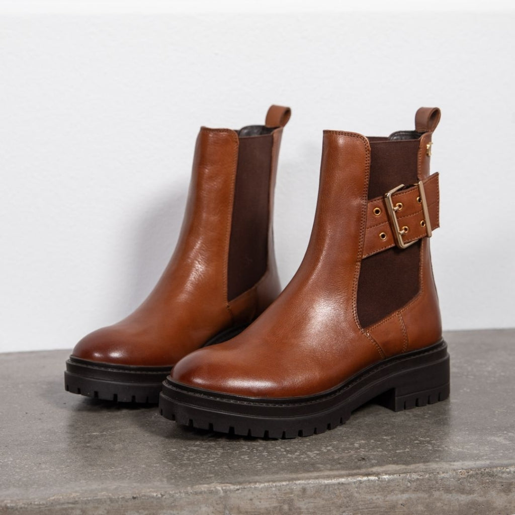 COPENHAGEN SHOES ITS LIKE FALL Boots 0241 COGNAC