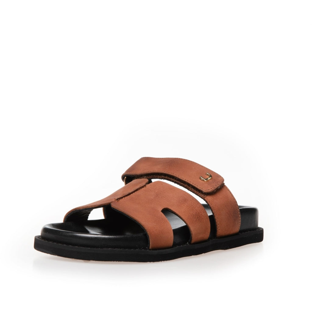 COPENHAGEN SHOES JUST SUMMER Slippers 0241 COGNAC