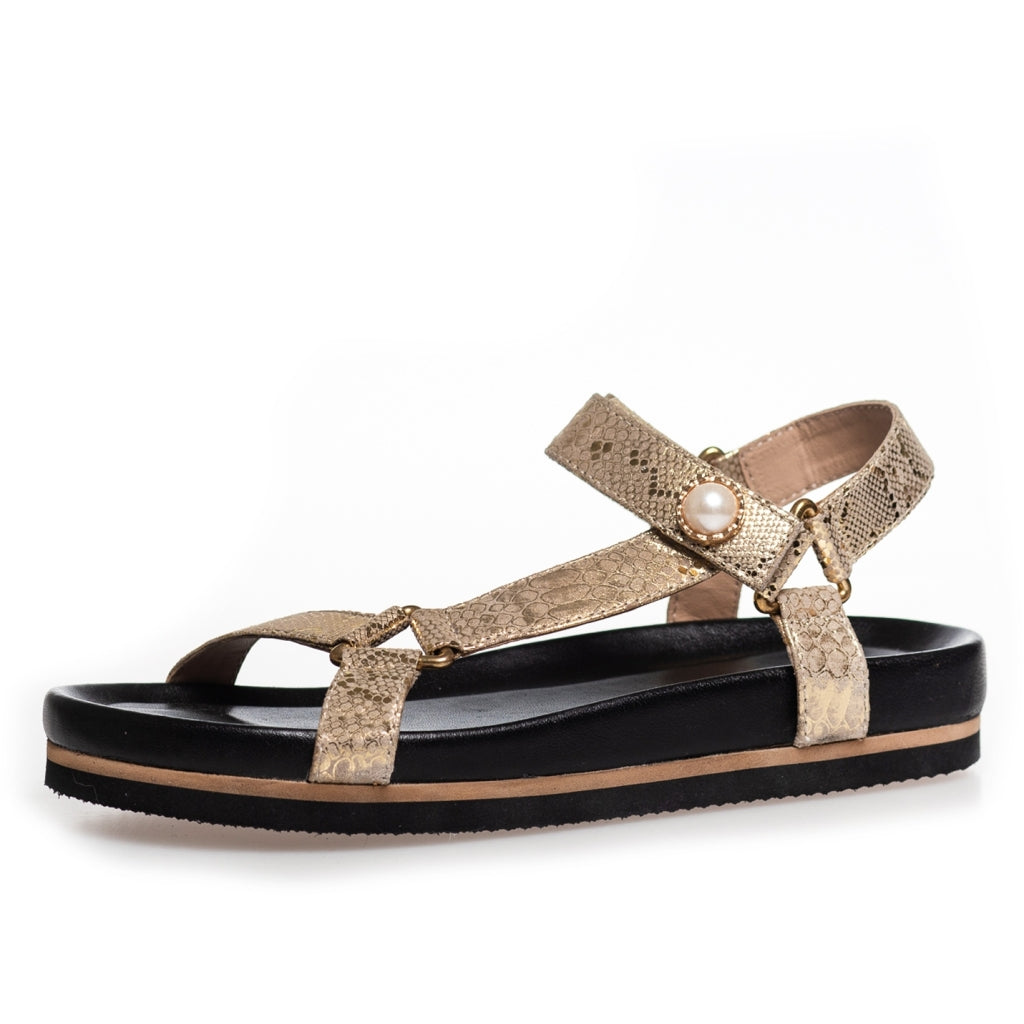 COPENHAGEN SHOES LIKE A DREAM Sandals 011 Gold Snake