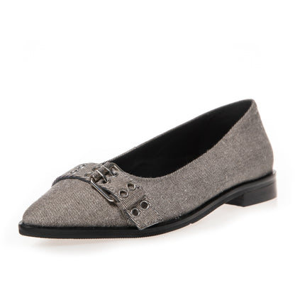 COPENHAGEN SHOES LIKE A MOVE-DENIM Ballet flats 0741 GREY DENIM