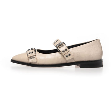 COPENHAGEN SHOES LOVE AND ENERGY BEIGE CR Ballet flats 0002 BEIGE