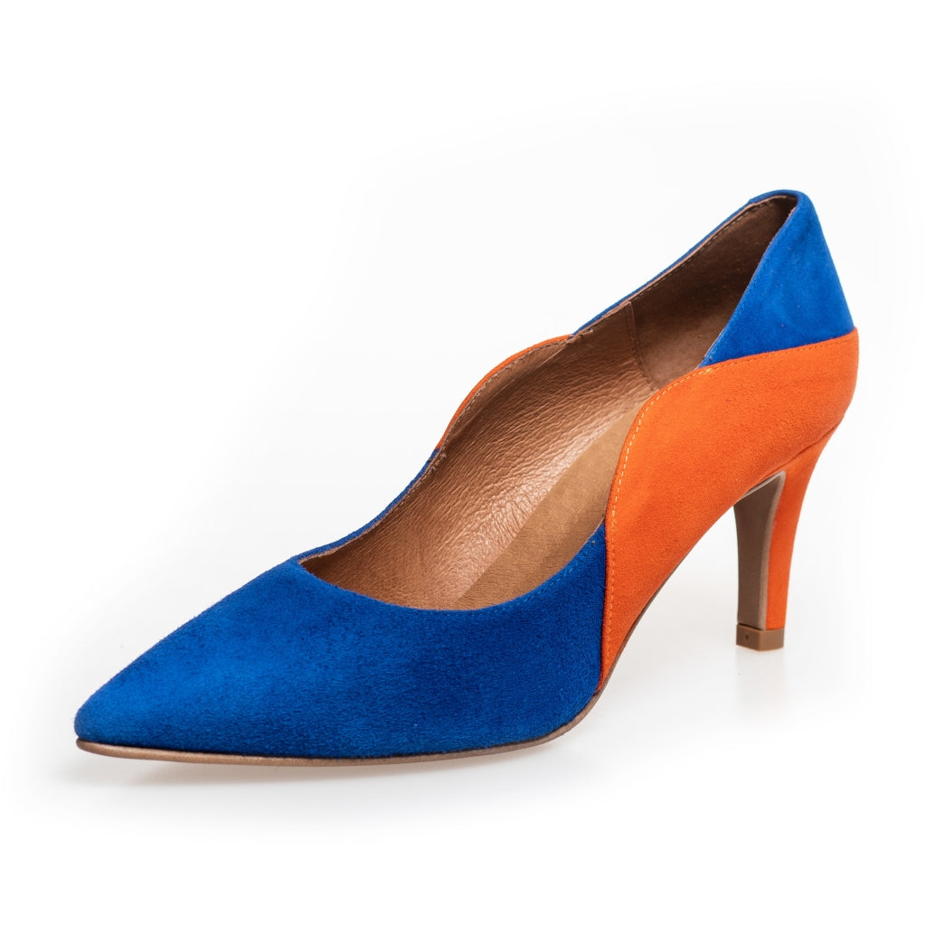 Electric blue stilettos best sale