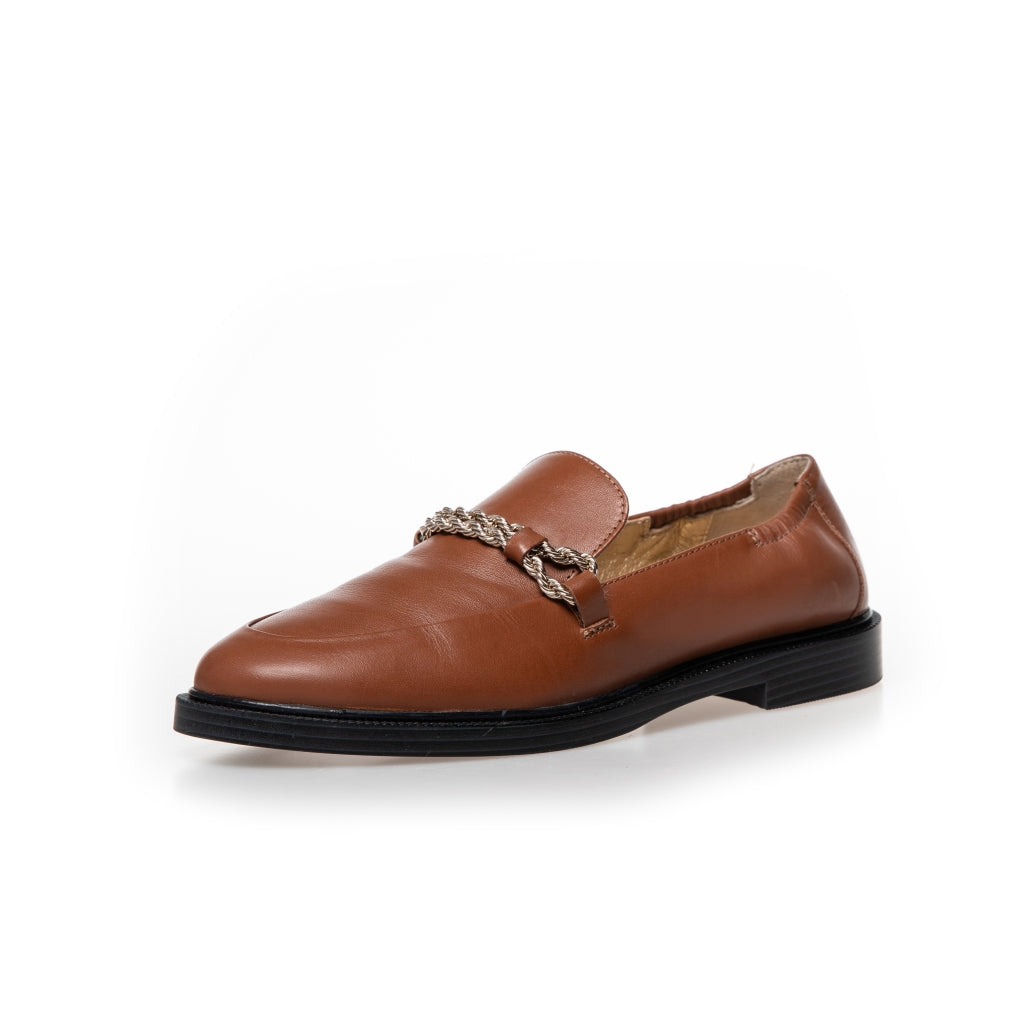 COPENHAGEN SHOES LOVE AND WALK - COGNAC Loafers 0241 COGNAC