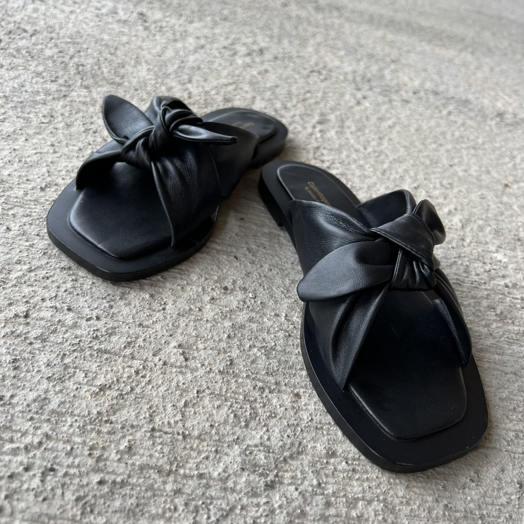 COPENHAGEN SHOES MILLIONS IN BLACK LEATHER Sandals 0001 BLACK