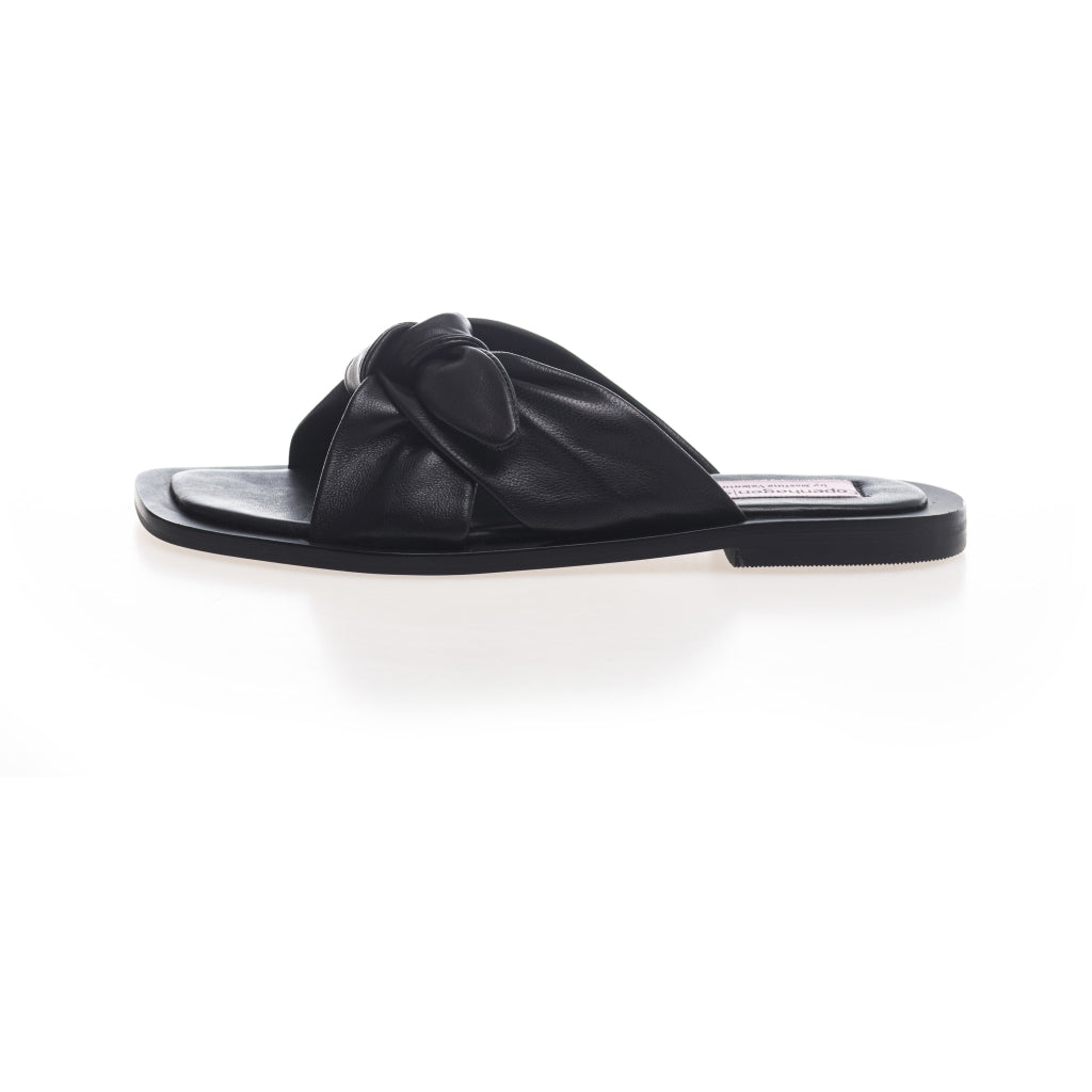 COPENHAGEN SHOES MILLIONS IN BLACK LEATHER Sandals 0001 BLACK