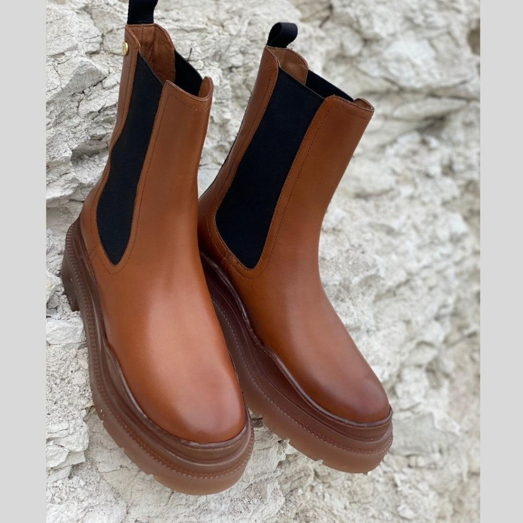 COPENHAGEN SHOES MYSELF Boots 361 Tan