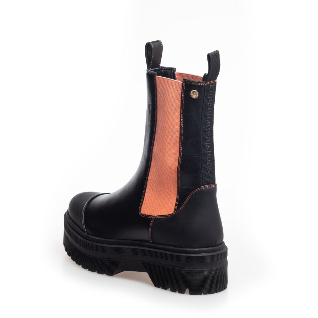 COPENHAGEN SHOES NEW GOING Boots 2203 BLACK/ORANGE