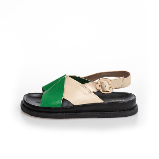 COPENHAGEN SHOES NEW STRONGER Sandals 0107 GREEN MULTI