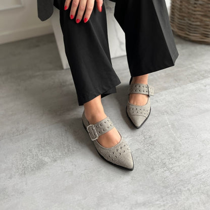 COPENHAGEN SHOES PASSION MOVE-DENIM Ballet flats 0028 GREY