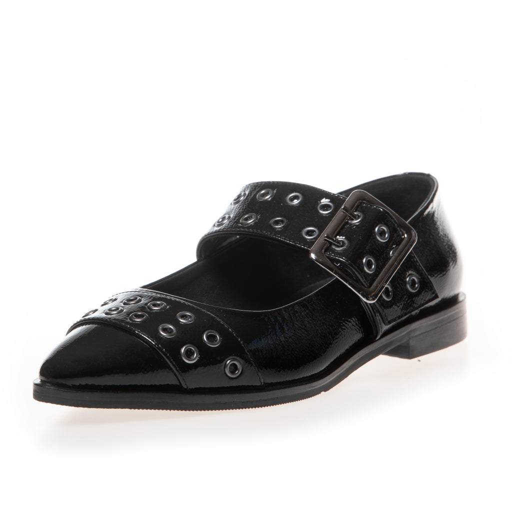 COPENHAGEN SHOES PASSION MOVE-PATENT Ballet flats 0001 BLACK