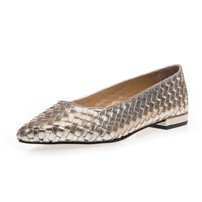 COPENHAGEN SHOES REAL VIBES Ballet flats 371 PLATINO