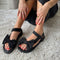 COPENHAGEN SHOES SKY AND DIAMONDS 24 SUEDE Sandals 0001 BLACK SUEDE