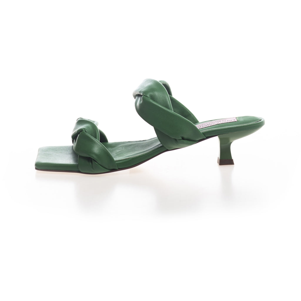 Copenhagen Shoes by Josefine Valentin SUNSHINE Sandals 0026 GREEN LEATHER