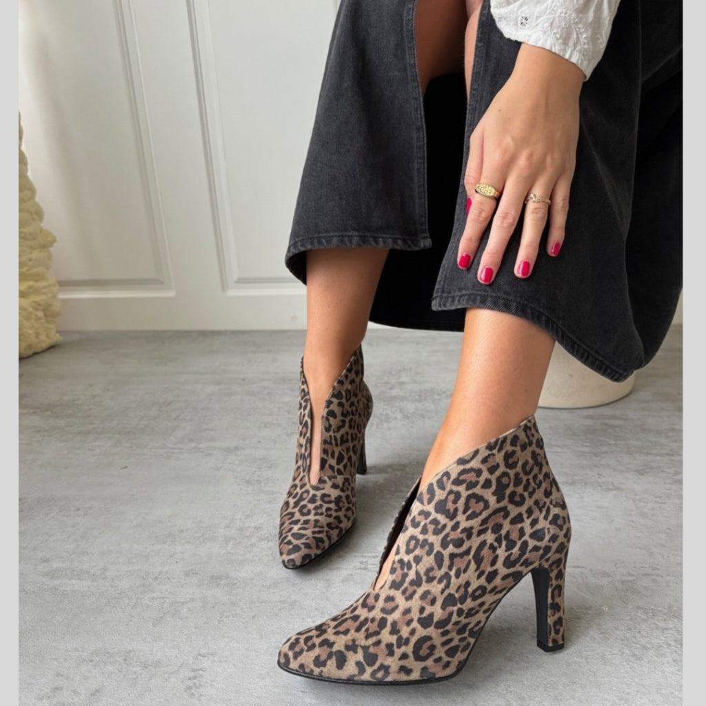 COPENHAGEN SHOES SUS 21 LEP. Stilettos 020 Brown leopard