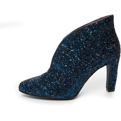 COPENHAGEN SHOES SUS GLITTER Stilettos 011 BLUE GLITTER