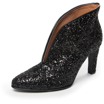 COPENHAGEN SHOES SUS GLITTER Stilettos 012 BLACK GLITTER