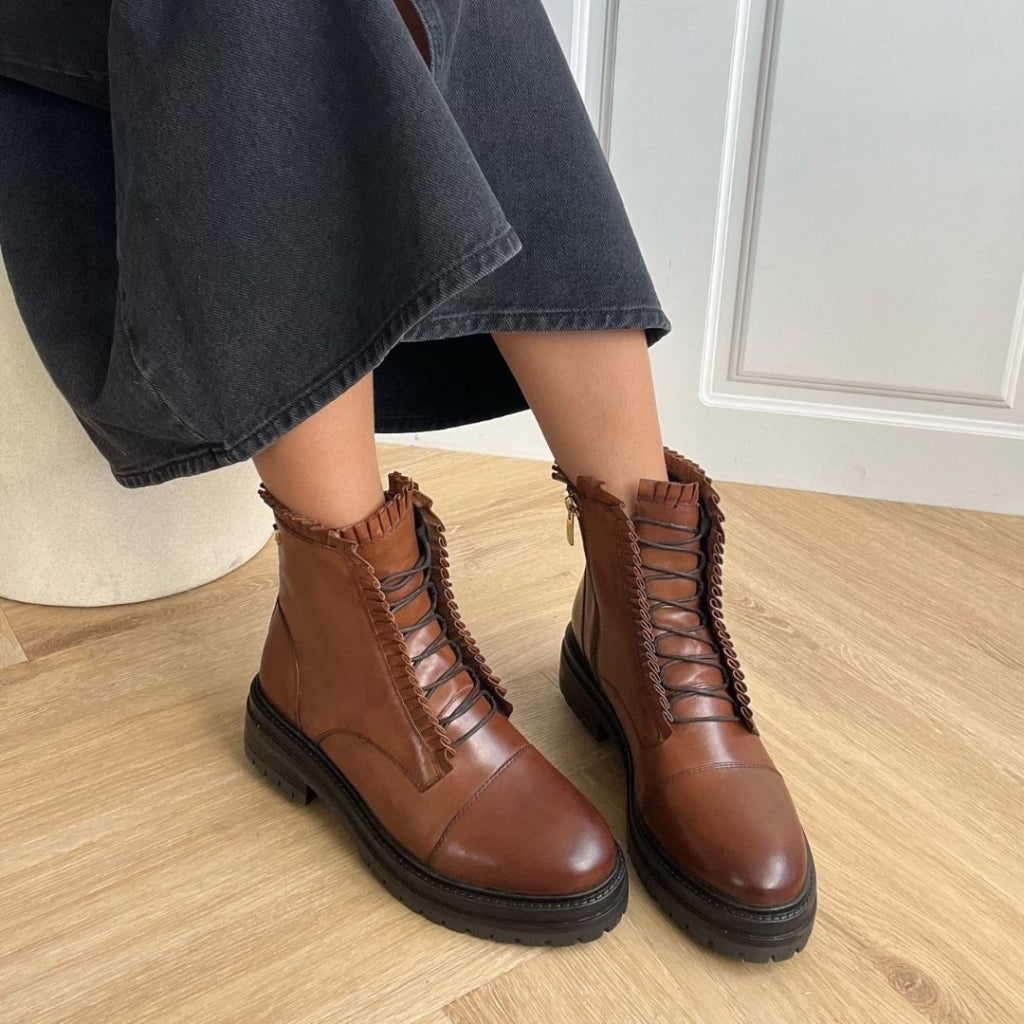 COPENHAGEN SHOES THE PRETTY COLLECTION Boots 0241 COGNAC