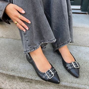 COPENHAGEN SHOES THE REASON WHY BLK. Ballet flats 0001 BLACK