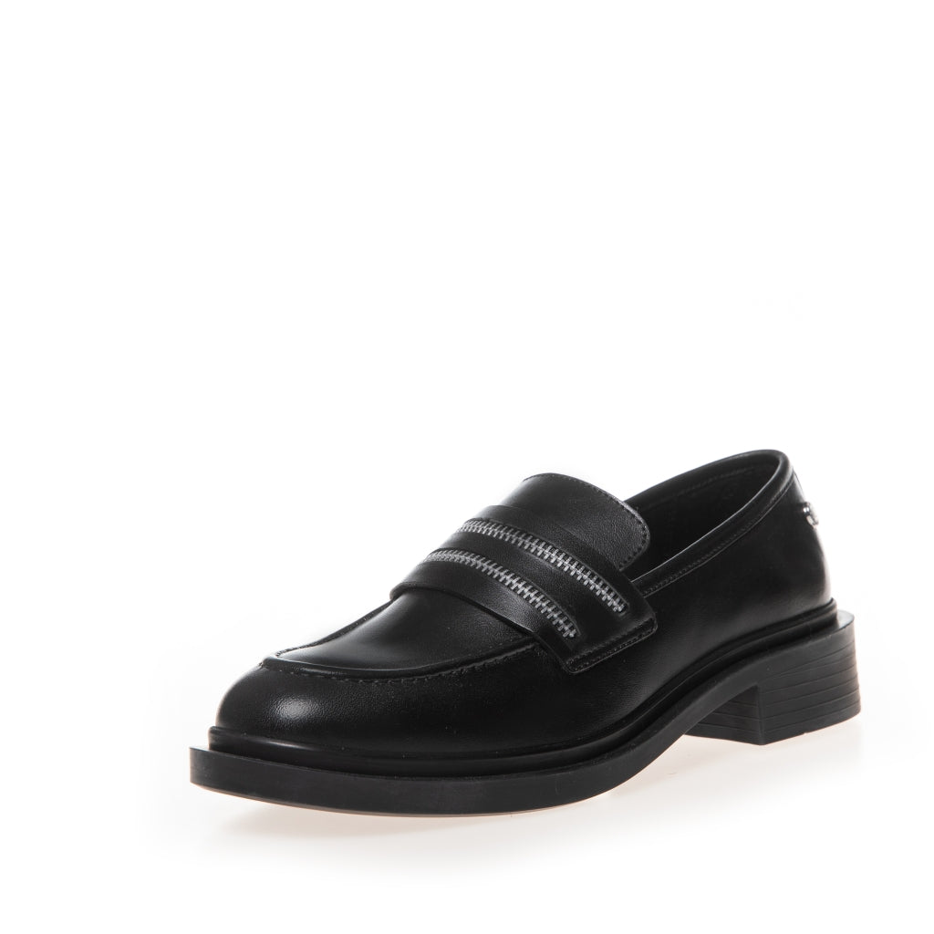 COPENHAGEN SHOES THE ZIP Loafers 0001 BLACK