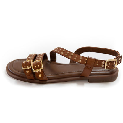 COPENHAGEN SHOES ZOE Sandals 0241 COGNAC