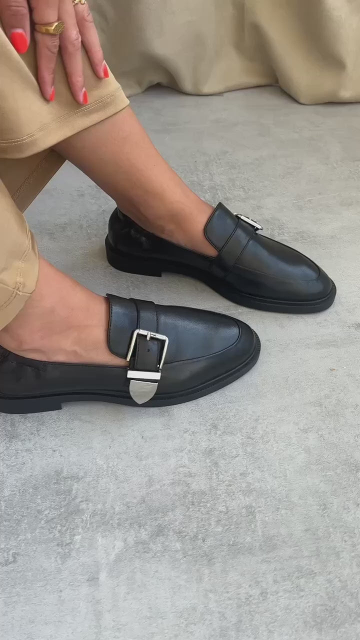 COPENHAGEN SHOES REAL LIFE Loafers 0001 BLACK